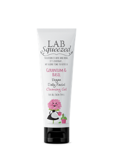 LS - Geranium & Basil Vegan Daily Facial Cleansing Gel For All Skin Types